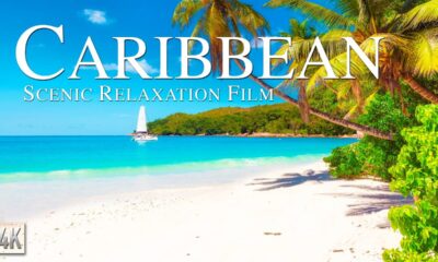 Caribbean 4K | Tropical Scenic Relaxation Ambient Film with Calming Music